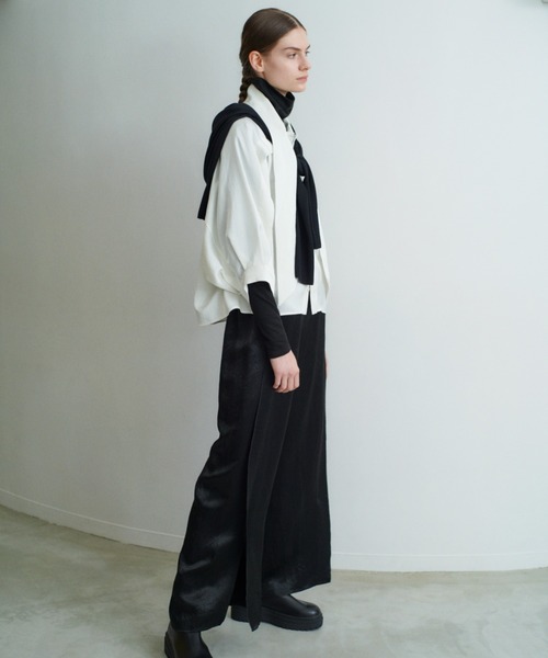 MIESROHE（ミースロエ）の「ボウタイコクーンブラウス　マシーンウォッシャブル（シャツ/ブラウス・レディース・ホワイト/ブラック/ベージュ・FREE）」の18枚目の写真