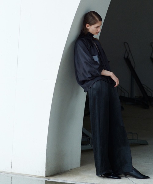 MIESROHE（ミースロエ）の「ボウタイコクーンブラウス　マシーンウォッシャブル（シャツ/ブラウス・レディース・ホワイト/ブラック/ベージュ・FREE）」の20枚目の写真