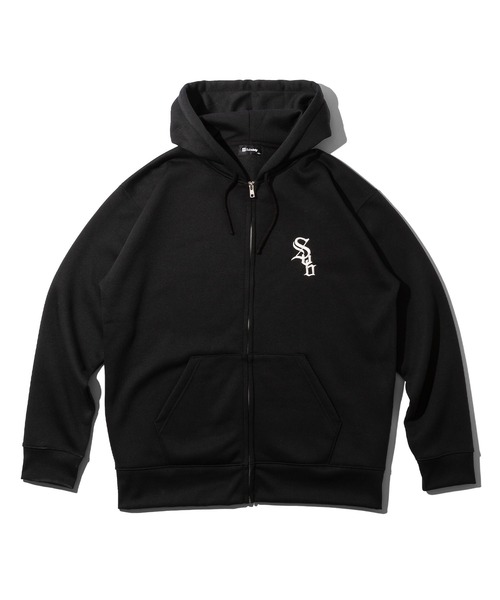 SBCY Sport（エスビーシーワイスポーツ）の「DRY ZIP PARKA-CROWD-（パーカー・メンズ・ブラック/グレー・X-LARGE/SMALL/MEDIUM/LARGE）」の3枚目の写真
