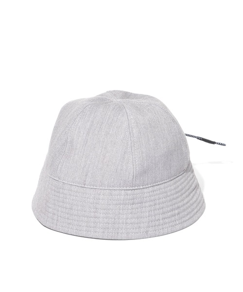 SUPERTHANKS（スーパーサンクス）の「無地＆ベーシック ソリッドバケットハット/6 PANNEL METRO HAT（ハット・メンズ・ブラック/グレー・ONE SIZE）」の9枚目の写真