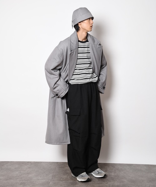 SUPERTHANKS（スーパーサンクス）の「無地＆ベーシック ソリッドバケットハット/6 PANNEL METRO HAT（ハット・メンズ・ブラック/グレー・ONE SIZE）」の3枚目の写真