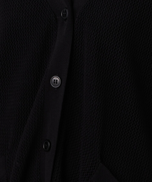 Comme　Ca　Mature（コムサマチュア）の「【ウォッシャブル】メッシュ編みＶ開きカーディガン（カーディガン/ボレロ・レディース・ブラック/グリーン/グレイッシュベージュ・FREE）」の17枚目の写真