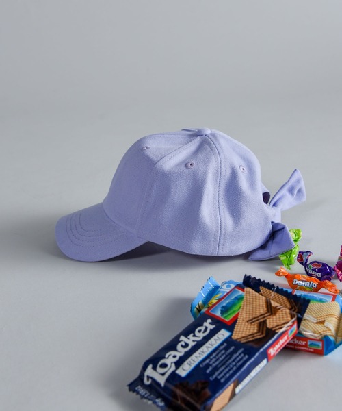 CALIFORNIA OUTFITTERS（カリフォルニア アウトフィッターズ）の「【キッズ商品】バックのリボンがキュート。コットン素材で年中使えるコットンキャップ。（キャップ・キッズ・アイボリー/ブラック/ラベンダー/ピンク・ONE SIZE）」の8枚目の写真