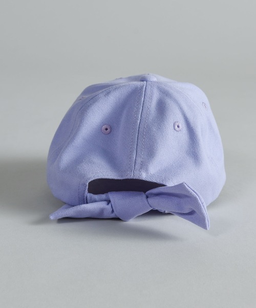 CALIFORNIA OUTFITTERS（カリフォルニア アウトフィッターズ）の「【キッズ商品】バックのリボンがキュート。コットン素材で年中使えるコットンキャップ。（キャップ・キッズ・アイボリー/ブラック/ラベンダー/ピンク・ONE SIZE）」の9枚目の写真