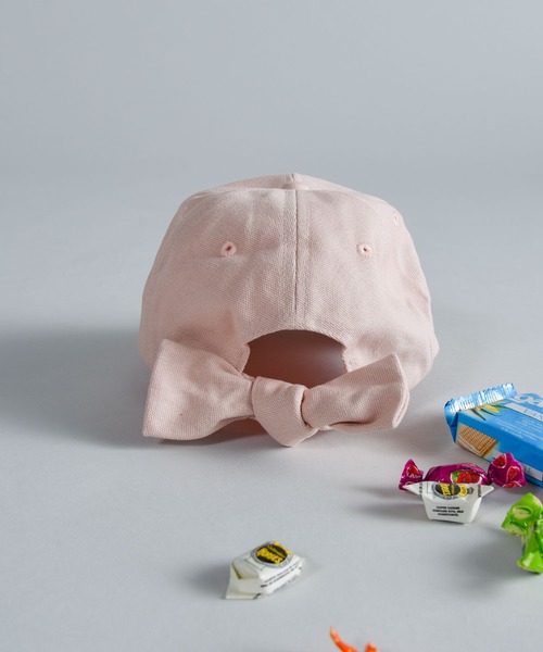 CALIFORNIA OUTFITTERS（カリフォルニア アウトフィッターズ）の「【キッズ商品】バックのリボンがキュート。コットン素材で年中使えるコットンキャップ。（キャップ・キッズ・アイボリー/ブラック/ラベンダー/ピンク・ONE SIZE）」の10枚目の写真