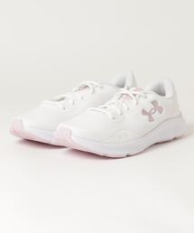 UNDER ARMOUR アンダーアーマー W UA W Charged Pursuit 3 Tech チャージド パスート3 テック 3025430 101WHT/WHT/PMP