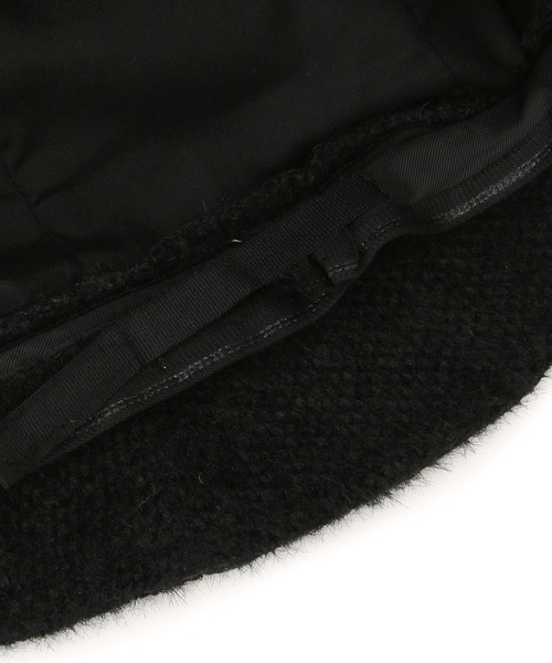 ROPE' PICNIC(ロペピクニック)の「モールシャギーチューリップハット(ハット・レディース・ブラック/ベージュ系その他・FREE)」の6枚目の写真