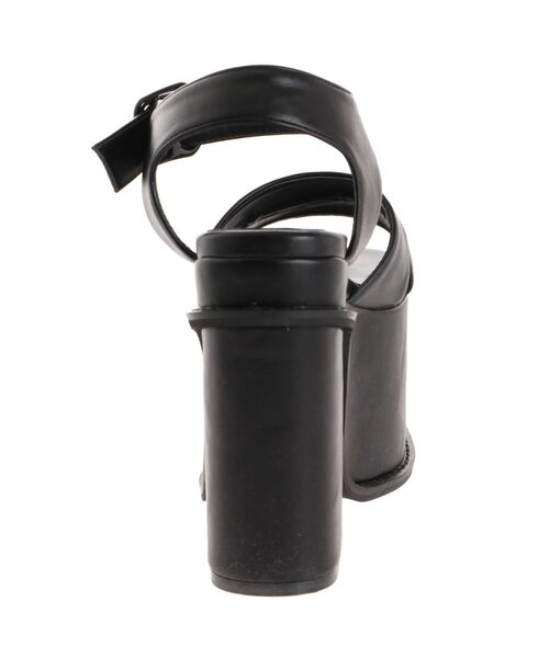 EMODA（エモダ）の「アシンメトリーカットバルキーサンダル（サンダル・レディース・ホワイト/ブラック・LARGE/MEDIUM/SMALL）」の12枚目の写真