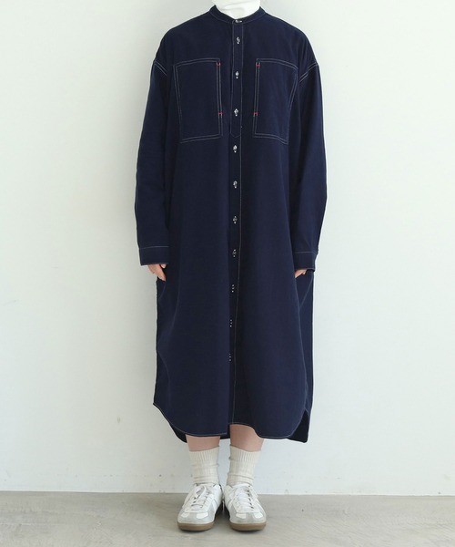 ワンピース✳︎par ici PAR ICI シャツワンピース ブロード BIGシャツワンピース