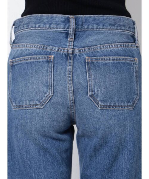 jouetie（ジュエティ）の「ローライズワイドデニム（デニムパンツ・レディース・ライトブルー/ブラック・SMALL/MEDIUM）」の16枚目の写真