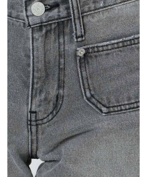 jouetie（ジュエティ）の「ローライズワイドデニム（デニムパンツ・レディース・ライトブルー/ブラック・SMALL/MEDIUM）」の20枚目の写真