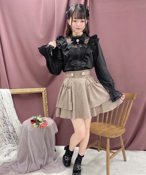 ROJITA（ロジータ）の「ビジュベルトジャガードスカート（スカート