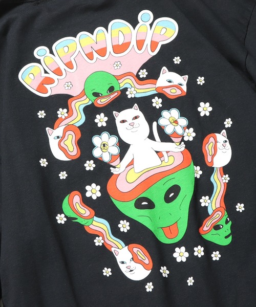 RIPNDIP（リップンディップ）の「RIPNDIP/リップンディップ IN A HAZE LONG SLEEVE ロンT（Tシャツ/カットソー・メンズ・ブラック・L/M/XL）」の9枚目の写真