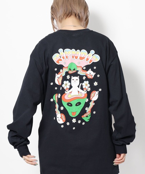 RIPNDIP（リップンディップ）の「RIPNDIP/リップンディップ IN A HAZE LONG SLEEVE ロンT（Tシャツ/カットソー・メンズ・ブラック・L/M/XL）」の15枚目の写真