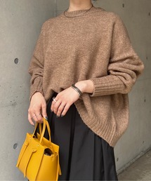 ヤクライククルーネックワイドプルオーバー