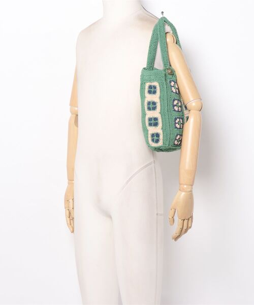 kaorinomori（カオリノモリ）の「kaorinomori ×c-cie toteS / カオリノモリ（トートバッグ・レディース・グリーン/ブラウン・ONE SIZE）」の6枚目の写真