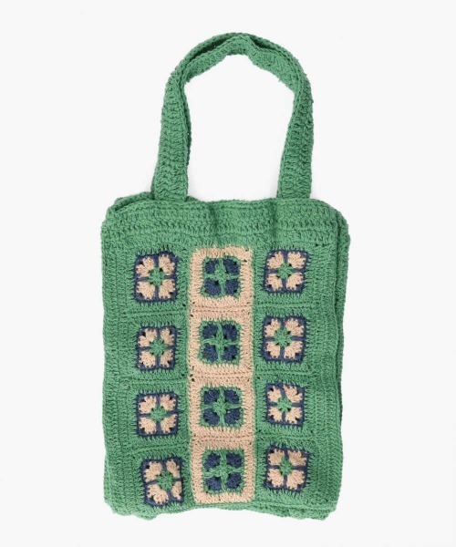 kaorinomori（カオリノモリ）の「kaorinomori ×c-cie toteS / カオリノモリ（トートバッグ・レディース・グリーン/ブラウン・ONE SIZE）」の2枚目の写真