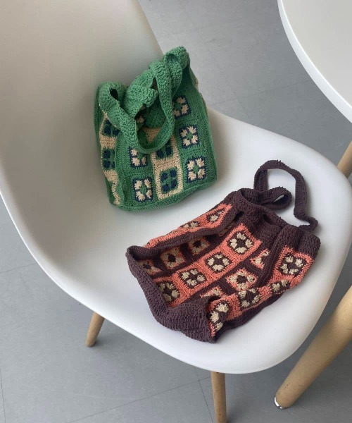 kaorinomori（カオリノモリ）の「kaorinomori ×c-cie toteS / カオリノモリ（トートバッグ・レディース・グリーン/ブラウン・ONE SIZE）」の9枚目の写真