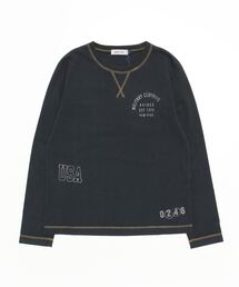 AVIREX | ≪直営店限定≫L/S FADE WASH PRINT T-SHIRT/ フェイドウォッシュプリントTシャツ(Tシャツ/カットソー)