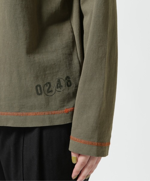 AVIREX（アヴィレックス）の「≪直営店限定≫L/S FADE WASH PRINT T-SHIRT/ フェイドウォッシュプリントTシャツ（Tシャツ/カットソー・レディース・ホワイト系2/オリーブ系/ブラック・M/S）」の11枚目の写真