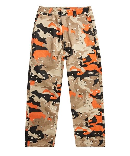 HUF（ハフ）の「X-GIRL BIG UPS CAMO SKATE PANT / HUF X-girl