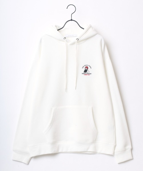 Lazar(ラザル)の「Lazar 別注 Couple Beardman Sweat/オーバーサイズ 裏起毛 ワンポイント刺繍 スウェット パーカー フーディー/長袖 トップス プルオーバー/レディース メンズ(パーカー・メンズ・ブラック/グレー系その他/アッシュグレー/ダークグリーン/ブルー/ブラック系その他/ホワイト系その他/ベージュ系その他/ホワイト/グレー系その他2/グリーン系その他2/グリーン系その他3/ベージュ/グリーン系その他/ブルー系その他/チャコール・M/L/LL)」の18枚目の写真
