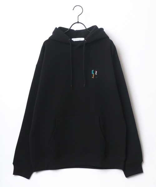 Lazar(ラザル)の「Lazar 別注 Couple Beardman Sweat/オーバーサイズ 裏起毛 ワンポイント刺繍 スウェット パーカー フーディー/長袖 トップス プルオーバー/レディース メンズ(パーカー・メンズ・ブラック/グレー系その他/アッシュグレー/ダークグリーン/ブルー/ブラック系その他/ホワイト系その他/ベージュ系その他/ホワイト/グレー系その他2/グリーン系その他2/グリーン系その他3/ベージュ/グリーン系その他/ブルー系その他/チャコール・M/L/LL)」の19枚目の写真