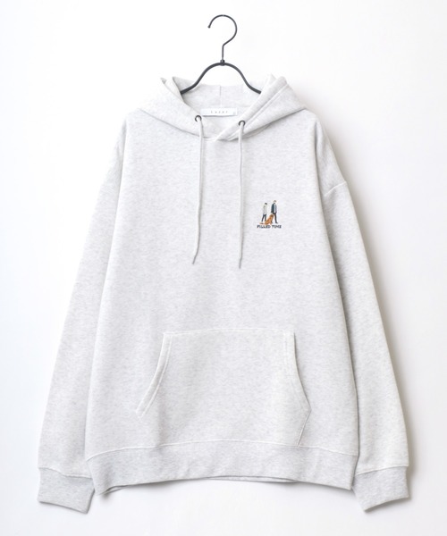 Lazar(ラザル)の「Lazar 別注 Couple Beardman Sweat/オーバーサイズ 裏起毛 ワンポイント刺繍 スウェット パーカー フーディー/長袖 トップス プルオーバー/レディース メンズ(パーカー・メンズ・ブラック/グレー系その他/アッシュグレー/ダークグリーン/ブルー/ブラック系その他/ホワイト系その他/ベージュ系その他/ホワイト/グレー系その他2/グリーン系その他2/グリーン系その他3/ベージュ/グリーン系その他/ブルー系その他/チャコール・M/L/LL)」の21枚目の写真