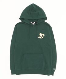 ニューエラ  PO HOODIE OAKATH DGRN WHI