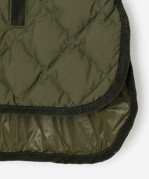 GYMPHLEX(ジムフレックス)の「Gymphlex | ダイヤキルトダウン ノーカラージャッケット WOMEN(ダウンジャケット/コート・レディース・ブラック/オリーブ・14/12)」の15枚目の写真