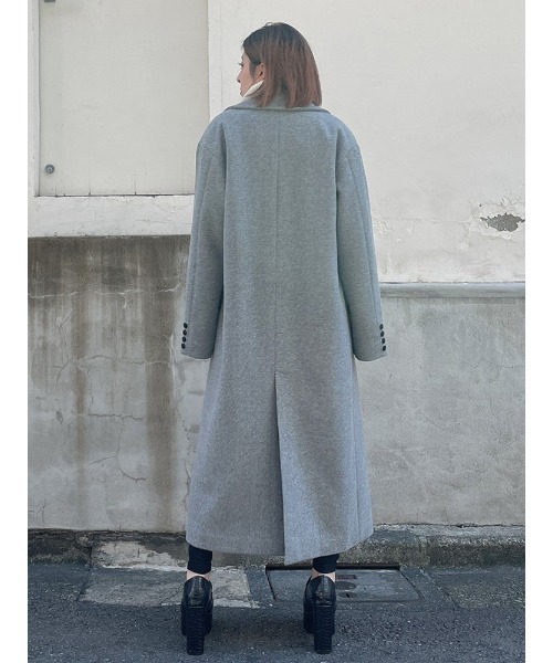 ENVYM（アンビー）の「メルトンロングＣＴ（その他アウター・レディース・ブラック/ブラウン/グレー・FREE）」の5枚目の写真