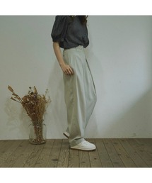 t a r o s u | t a r o s u high waist tuck pants/タロスハイウエストタックパンツ(スラックス)
