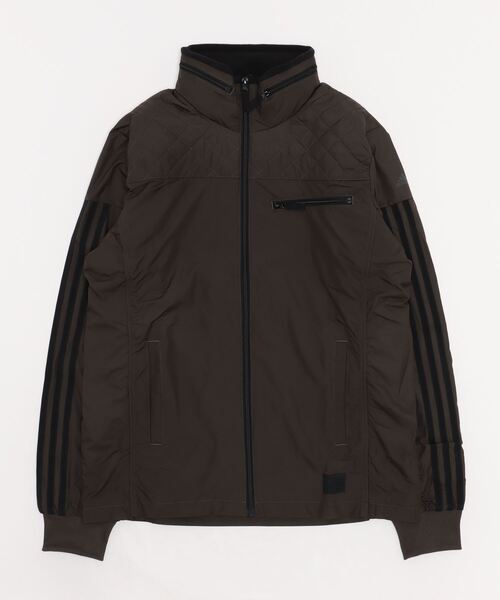 adidas(アディダス)の「【別注】アディダス adidas MID2.0ウーブンジャケット 限定コラボ(ナイロンジャケット・メンズ・ネイビー/オリーブ/ブラック・4L/3L/L/LL/M)」の2枚目の写真