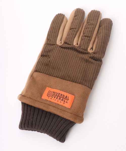 UNIVERSAL OVERALL（ユニバーサルオーバーオール）の「UNIVERSAL OVERALL/ユニバーサルオーバーオール コーデュロイ スエード 切替 グローブ/手袋（手袋・メンズ・アイボリー/ブラック/ベージュ/ブラウン・FREE）」の16枚目の写真