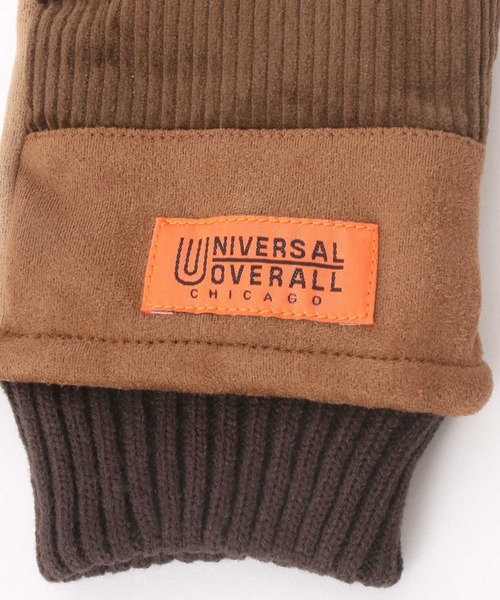 UNIVERSAL OVERALL（ユニバーサルオーバーオール）の「UNIVERSAL OVERALL/ユニバーサルオーバーオール コーデュロイ スエード 切替 グローブ/手袋（手袋・メンズ・アイボリー/ブラック/ベージュ/ブラウン・FREE）」の12枚目の写真