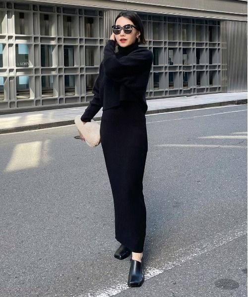 AMELY（エミリー）の「《mikuさん×Erikaさんコラボ》ニットトップス+