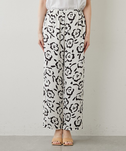 GALLARDAGALANTE（ガリャルダガランテ）の「《セットアップ対応》ヴィンテージサテンパンツ（その他パンツ・レディース・ホワイト/ブルー・FREE）」の15枚目の写真