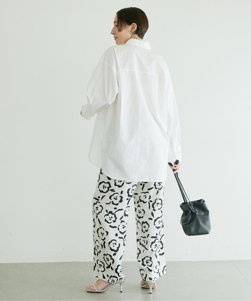 GALLARDAGALANTE（ガリャルダガランテ）の「《セットアップ対応》ヴィンテージサテンパンツ（その他パンツ・レディース・ホワイト/ブルー・FREE）」の5枚目の写真