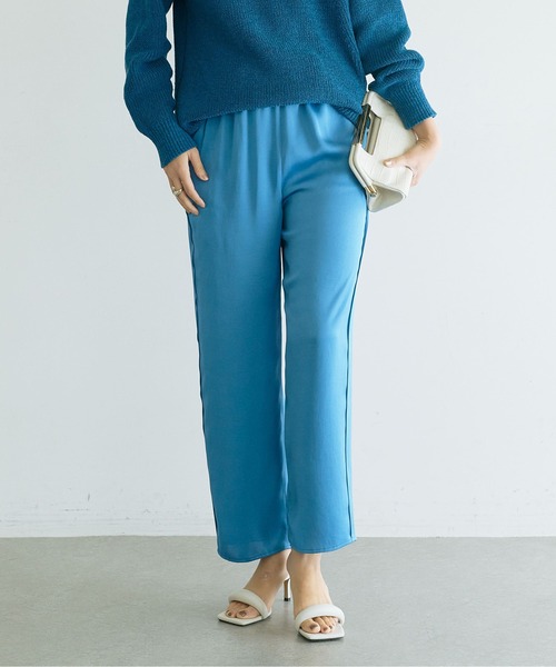 GALLARDAGALANTE（ガリャルダガランテ）の「《セットアップ対応》ヴィンテージサテンパンツ（その他パンツ・レディース・ホワイト/ブルー・FREE）」の12枚目の写真