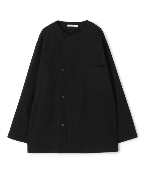 【セール】ビスコースリネンストレッチ ノーカラージャケット（ノーカラージャケット）｜GALERIE VIE（ギャルリー ヴィー）