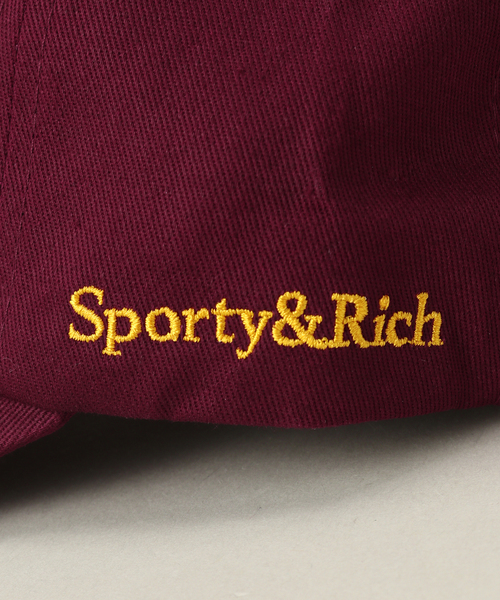SPORTY&RICH（スポーティアンドリッチ）の「【SPORTY&RICH / スポーティアンドリッチ】WELLNESS IVY HAT（キャップ・メンズ・ボルドー・FREE）」の9枚目の写真