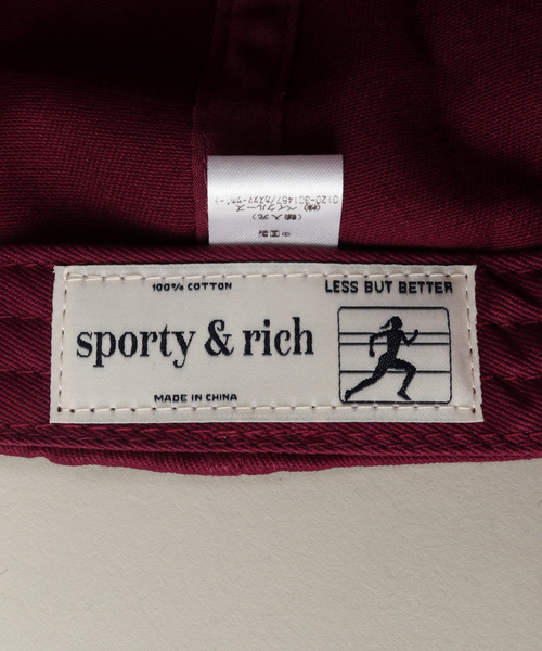 SPORTY&RICH（スポーティアンドリッチ）の「【SPORTY&RICH / スポーティアンドリッチ】WELLNESS IVY HAT（キャップ・メンズ・ボルドー・FREE）」の11枚目の写真