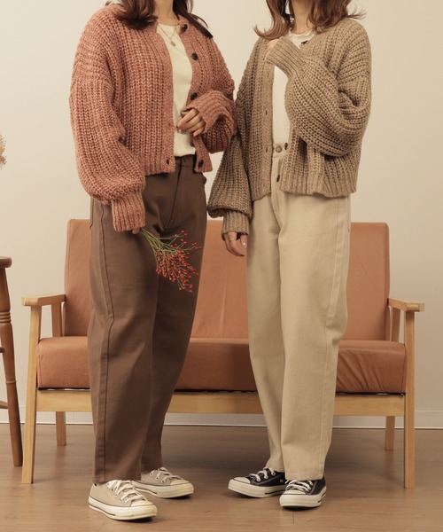 mil(ミル)の「【150㎝前後の小柄さんサイズ】マムフィットチノパンツ(チノパンツ・レディース・ライトベージュ/ブラウン/ベージュ・S/XS/XXS)」の15枚目の写真
