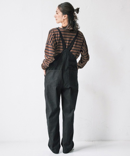 avecmoi（アヴェクモワ）の「【佐藤かなさんプロデュース】 アヴェクモワ　ボーダーカットソートップス〈茶×紺〉（Tシャツ/カットソー・レディース・ブラウン系その他・2/1）」の9枚目の写真