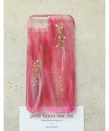 tone（トーン）の「petit bijou_ma_ha/ペイントアートiPhoneケース（スマホケース/カバー）」