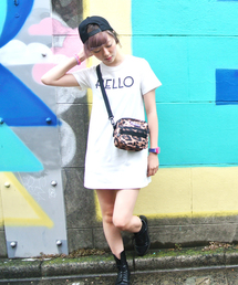 X-girl | TALK S/S TEE DRESS(ワンピース)