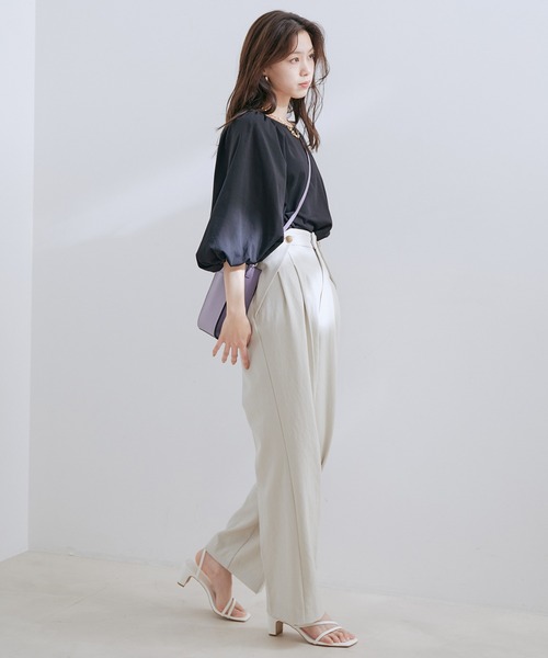 Juze（ジュゼ）の「ナローアシメストラップヒールサンダル（サンダル・レディース・ホワイト/ブラック/シルバー・22.5cm/23.5cm/24.5cm）」の18枚目の写真