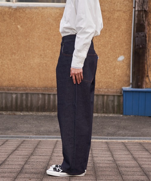 CONES BOSS（コーンズボス）の「【CONESBOSS × CIAOPANIC】【セットアップ対応】デニムワイドパンツ（デニムパンツ・メンズ・インディゴブルー/ブラック・MEDIUM/LARGE/S/M）」の18枚目の写真