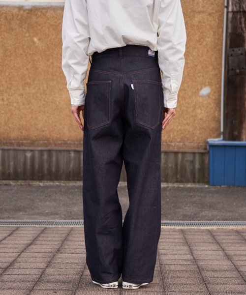 CONES BOSS（コーンズボス）の「【CONESBOSS × CIAOPANIC】【セットアップ対応】デニムワイドパンツ（デニムパンツ・メンズ・インディゴブルー/ブラック・MEDIUM/LARGE/S/M）」の19枚目の写真