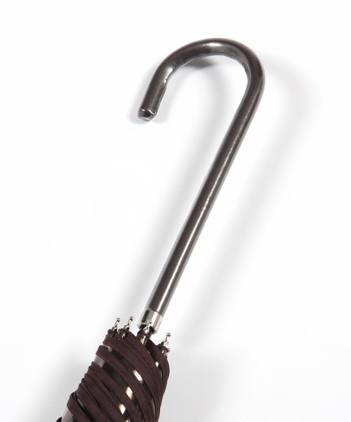 GLOBAL WORK（グローバルワーク）の「フラワーパイピングビニ傘/172236（長傘・レディース・ホワイト/ブルー/ダークブラウン・FREE）」の5枚目の写真